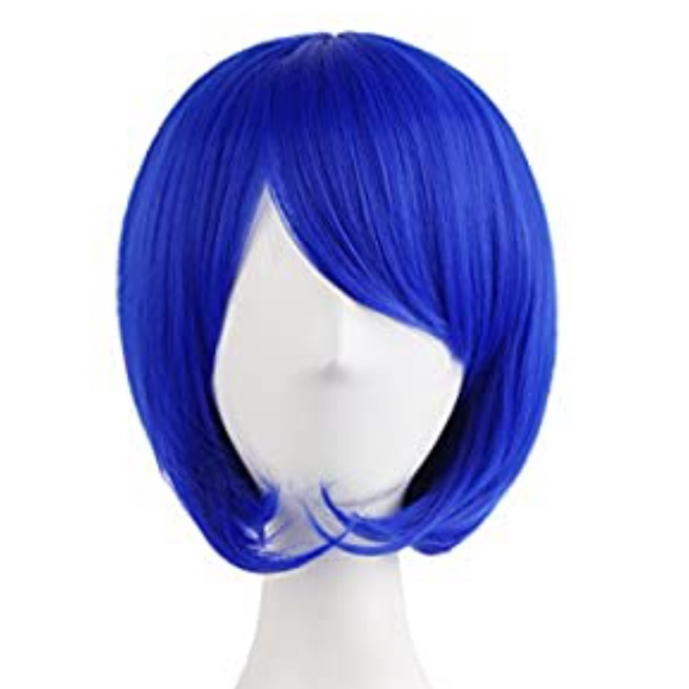 Coraline Blue Bob Wig